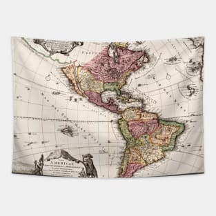 Ancient Map Tapestry