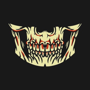 Skull mouth laughing T-Shirt