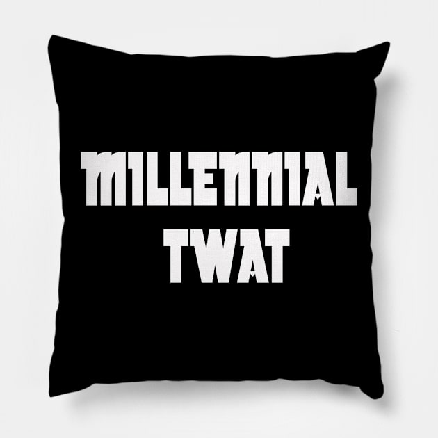 Millennial Twat Pillow by rachybattlebot