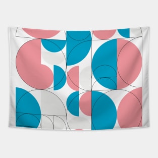 TRANSGENDER CIRCLE ABSTRACT DESIGN LGBT Tapestry