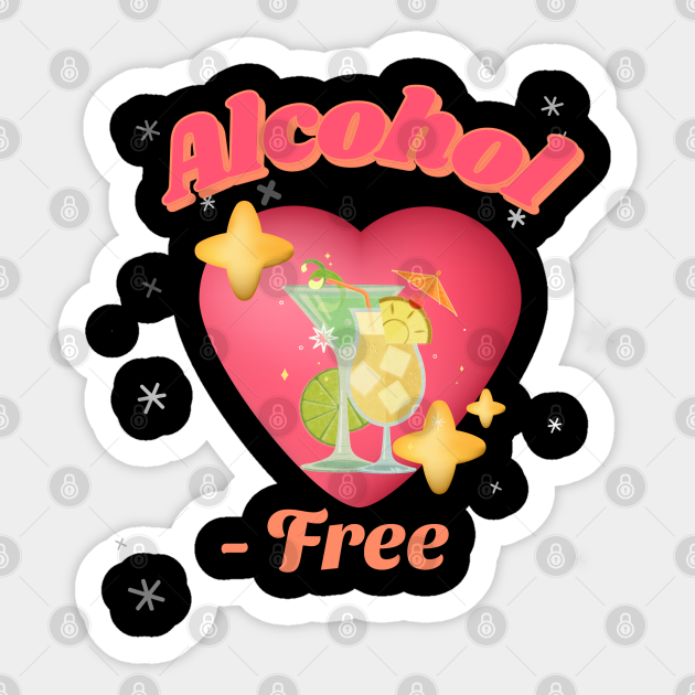 Alcohol Free Alcohol Free Sticker Teepublic