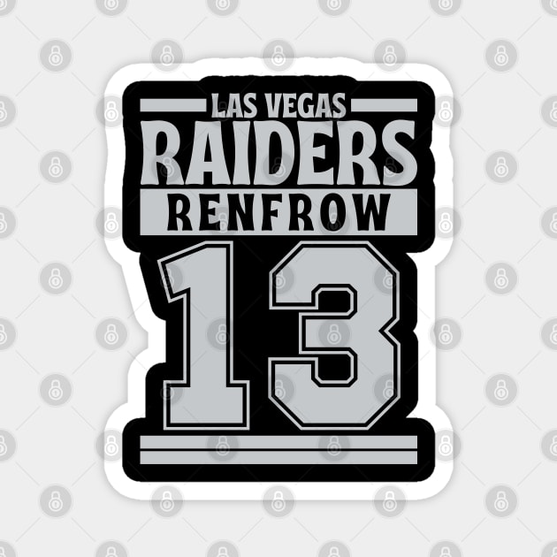 Las Vegas Raiders Renfrow 13 Edition 3 Magnet by Astronaut.co