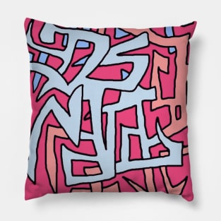 Graffiti pastels Pillow