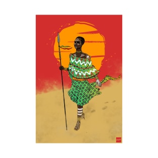 African Tribe Girl T-Shirt