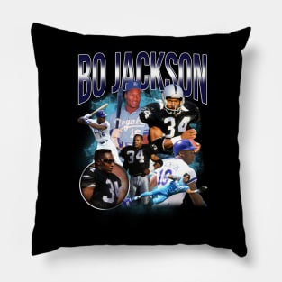 VINTAGE BO JACKSON BOOTLEG Pillow