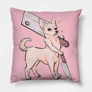 don't mess with a chi-taur Pillow