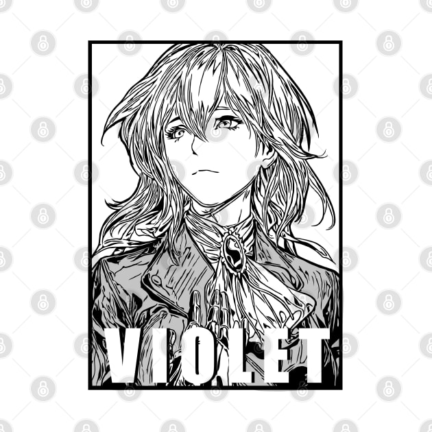 Violet evergaden manga panel by yuhunaya