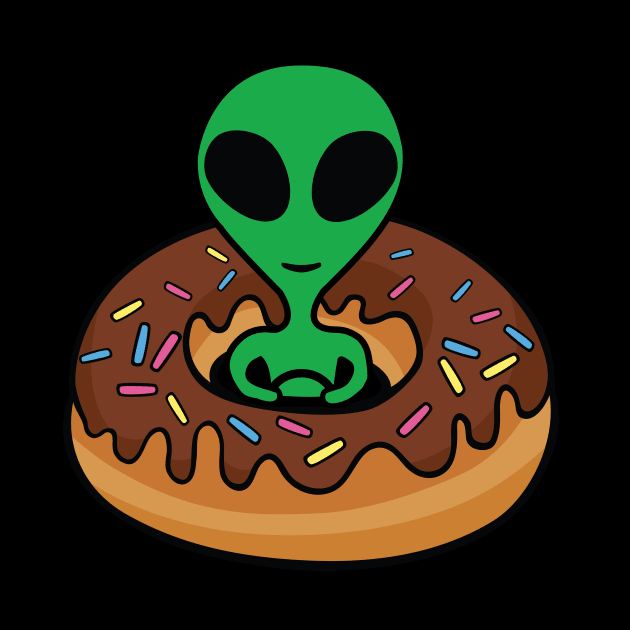 ALIEN DONUT by toddgoldmanart