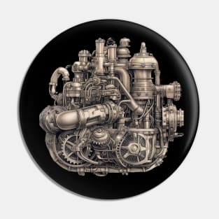 Funny Gift For Fans of Mechanics Mechanical Heart Pin