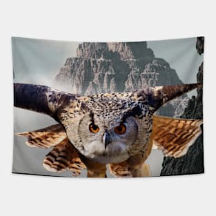 The power animal - Owl Tapestry