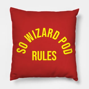 So Wizard Podcast Rules Pillow