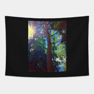 Tree in the sun Tapestry