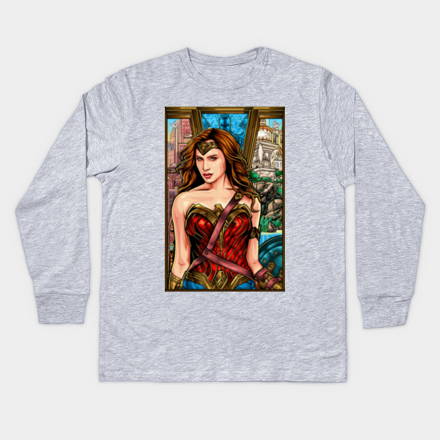 long sleeve wonder woman shirt