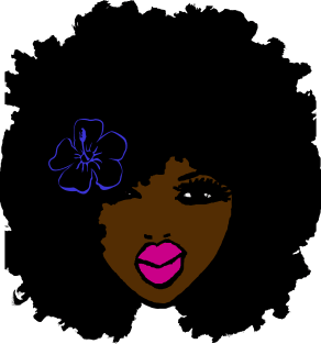 BrownSkin Curly Afro Natural Hair💋💋 PinkLips TShirt Magnet