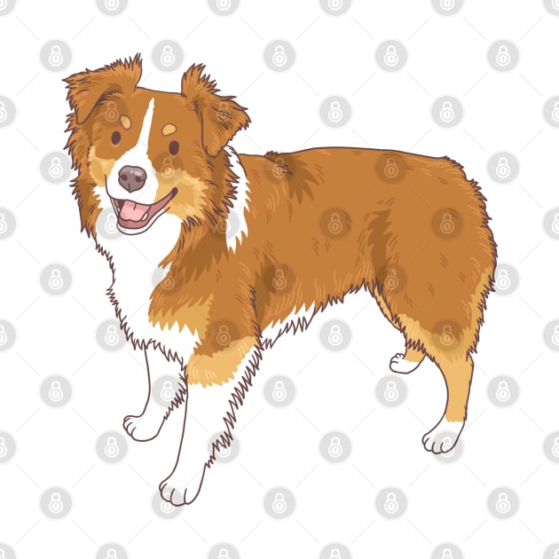 Red Tricolor Toy Aussie by Csieben