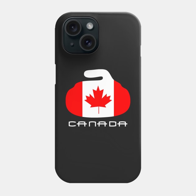 Canada Curling ... Hurry Hard! Phone Case by mikepod