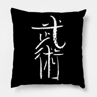 Wushu (martial-arts) in chinese / Kanji Pillow