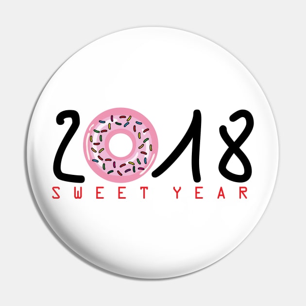 2018 is Sweet Year Pin by AVEandLIA