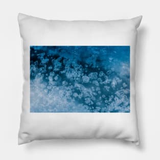 Deep Freeze Ice Patterns Series #3 Pillow