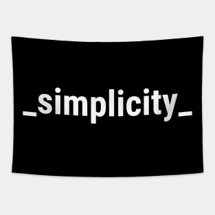 Simplicity Tapestry