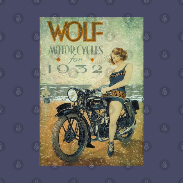 Wolf Motorcycles by Midcenturydave