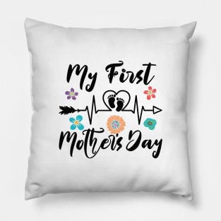 My First Mothers Day family Pillow