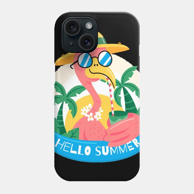 Hello Summer Phone Case by King Tiger