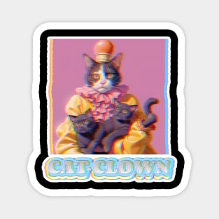 Cat Clown,Cat Joker,Cat Miaw Lover Magnet