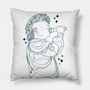 Josh Kiszka II Glitch Pillow