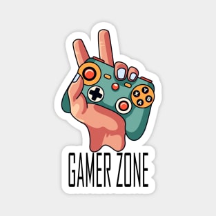 gamer zone design for gamers Magnet