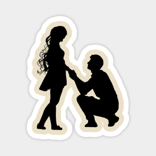 Romantic proposal Magnet