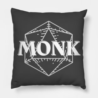 Monk Class DnD D20 Symbol Pillow