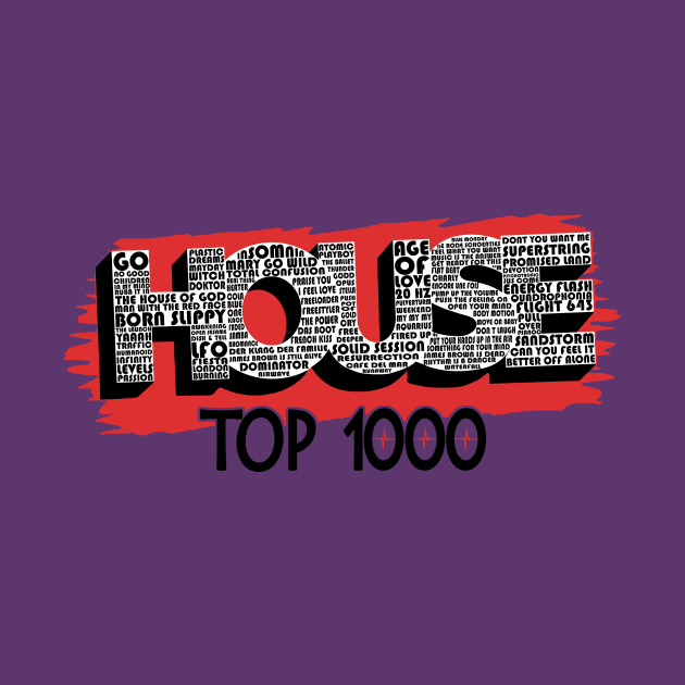 House Top 1000 dubbel bedrukt wit by WkDesign