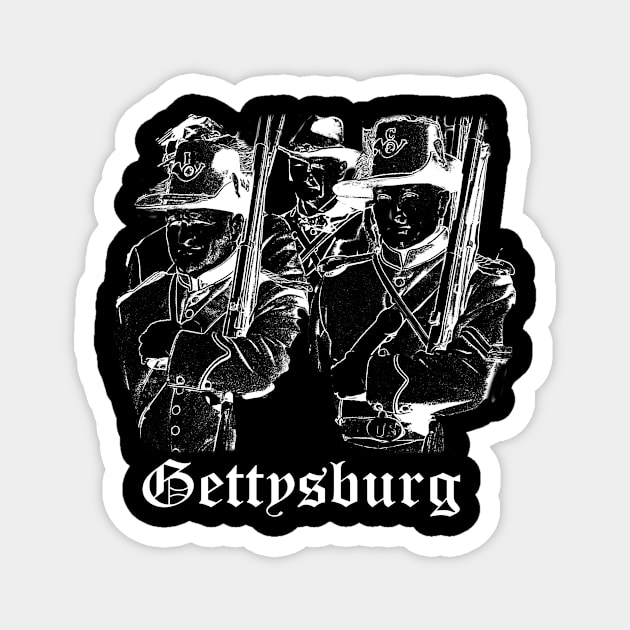 Gettysburg Ghosts Magnet by Andy's Art