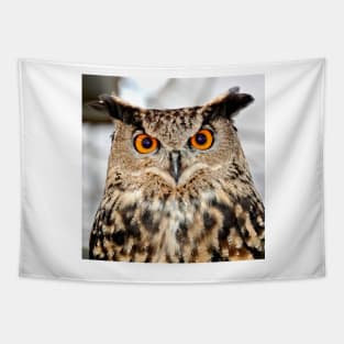 Eurasian Eagle Owl Tapestry