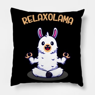 Relaxolama Funny Llama Meditation Alpaca Yoga Pillow