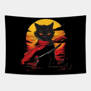 Cat Ninja Tales Purr-fect Agility Tapestry