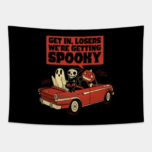 Getting Spooky with Cats - Halloween Tapestry