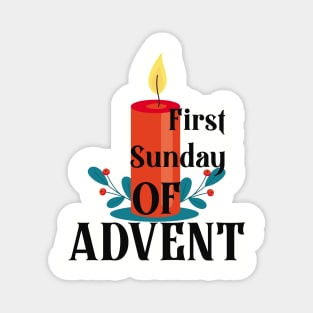 First Sunday of Advent beginningof the Christian gift Magnet