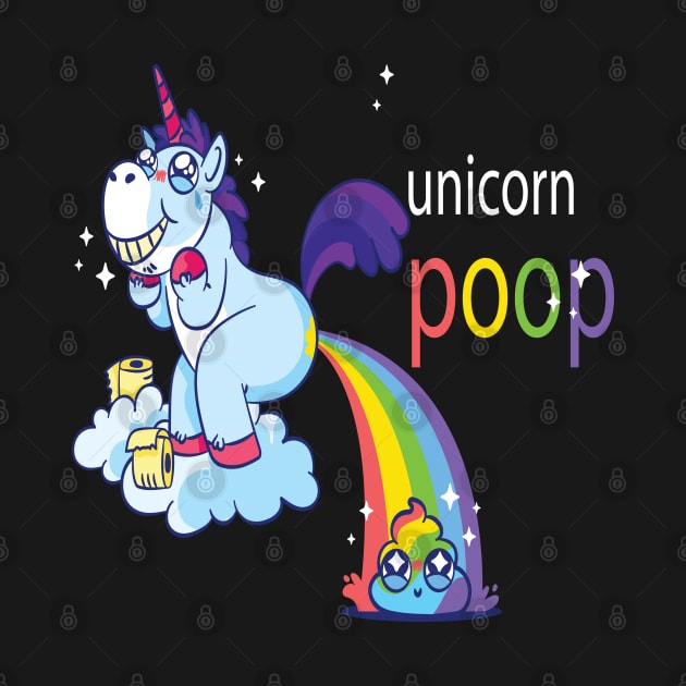 Unicorn Rainbow Poop Emoji Shirt Unicorn Lover Gift by NaniMc