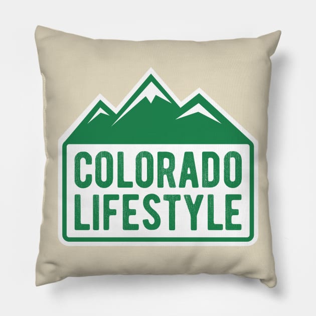 Colorado Lifestyle Pillow by HolidayShirts