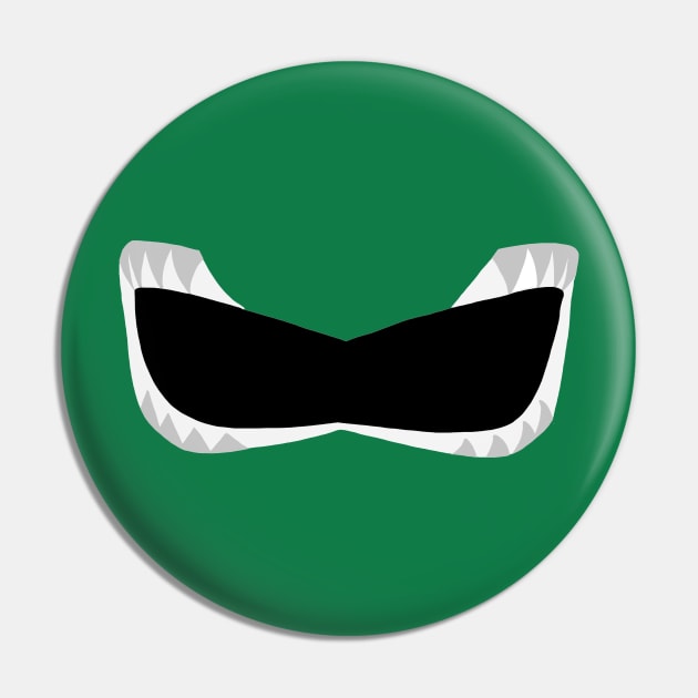 Green Ranger Eyes Pin by SimplePeteDoodles