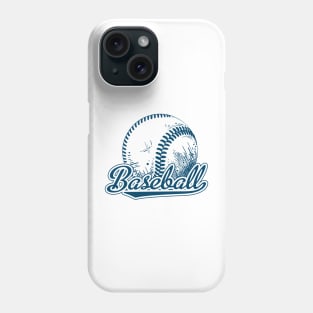 Baseball and retro style Phone Case