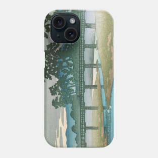 Asano River at Kanazawa by Kawase Hasui Phone Case