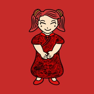 Chibi girl chinese outfit T-Shirt