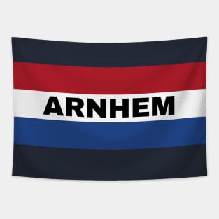 Arnhem City in Dutch Flag Tapestry