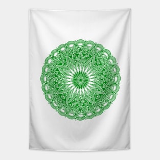 Mandala (green) Tapestry