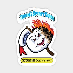 Scorched Stay-Puft Magnet