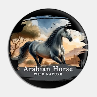 Arabian Horse - WILD NATURE - HORSE -14 Pin