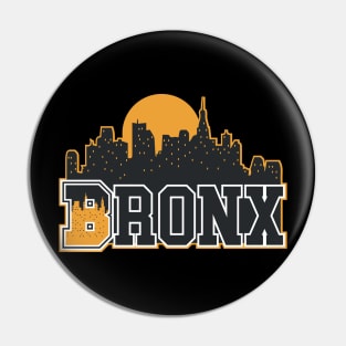 Bronx Skyline College Style Design Pin